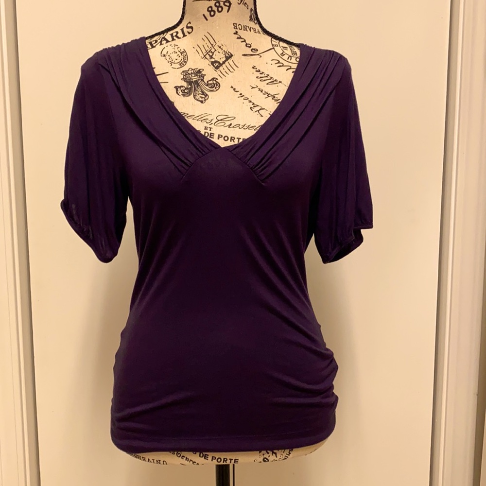 Dark purple blouse